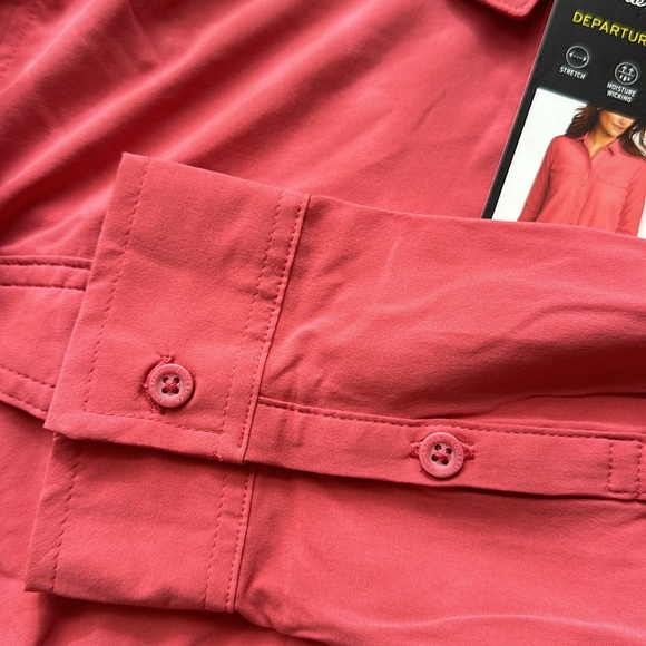 Eddie Bauer Ladies' Departure Top Red XXL NWT - Picture 7 of 8